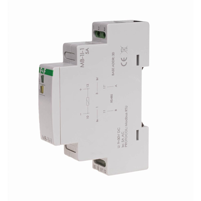 Convertidor de intensidad de corriente con salida MODBUS RTU, monofásico 5A AC