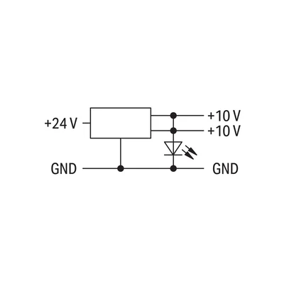 Convertisseur CC/CC entrée CC 24 V, gris 859-802