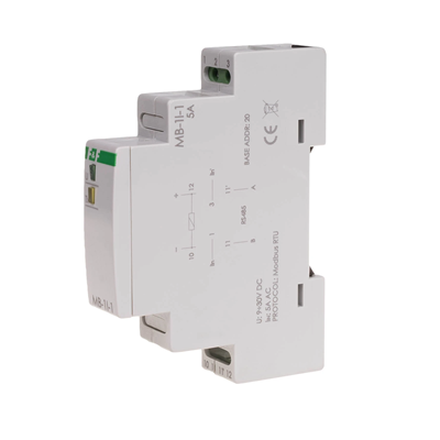 Convertisseur de courant avec sortie AC 5A monophasé MODBUS RTU