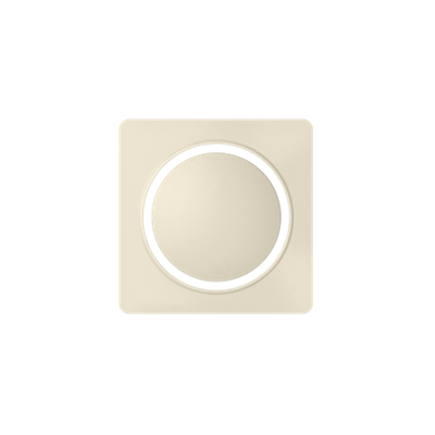 Copertura beige dell'interruttore dimmer/pulsante