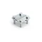 Copper 4-hole cross connector