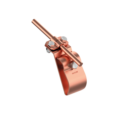 Copper gutter holder for the eaves gutter