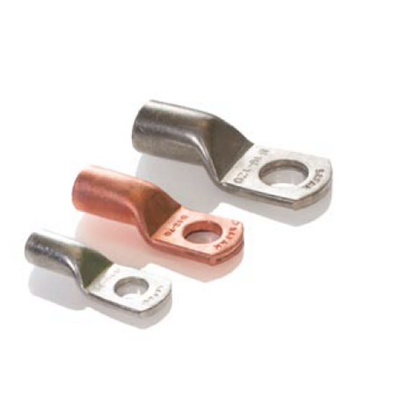 Copper tubular ring terminal 10mm² for M6 screw 10 pcs.