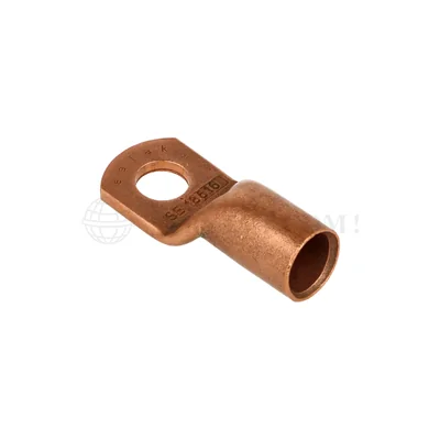 Copper tubular ring terminal 185mm² for M16 screw 5 pcs.