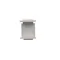 Copri foro spina RJ45/RJ12 per copertura presa telecomunicazioni, argento (metallizzato)