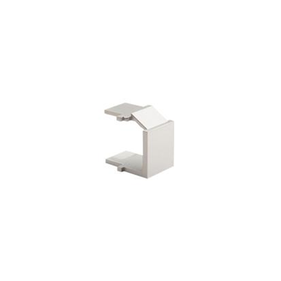 Copri foro spina RJ45/RJ12 per copertura presa telecomunicazioni, argento (metallizzato)