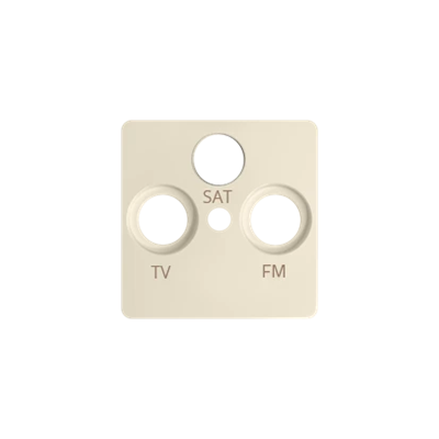 Copripresa R-TV-SAT beige