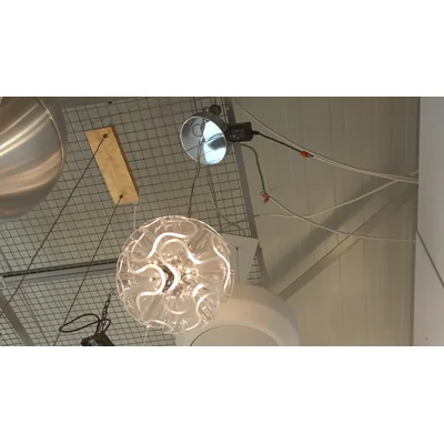 Coral Ball Suspension Transparentní závěsná lampa s displejem