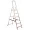 CORDA Aluminium-Hausleiter 6 Stufen