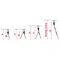 CORDA Multifunctional ladder 3x9 rungs
