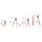 CORDA Multifunctional ladder for stairs 3x9 rungs