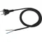 Cordon avec Mar droit, H05RR 2x1,5 (caoutchouc) 4m de long