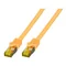 Cordon de brassage RJ45 S/FTP cat. 6A LSZH jaune 3 m MK7001.3Y