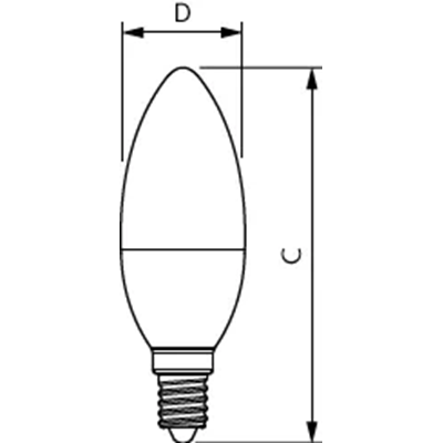 CorePro LEDcandle ND 5-40W E14 bulb