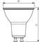Corepro LEDspot 550lm GU10 4000K LED bulb