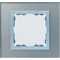 Cornice 1x vetro - argento / cornice intermedia alluminio opaco