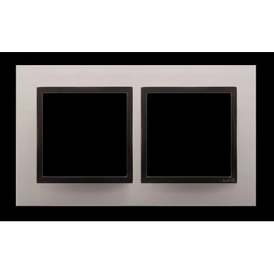 Cornice 2 ante Nature-Metal SATINATO SCURO IP20/IP44