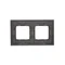 Cornice 2 ante Nature-Wood ARGENTO WENGE IP20/IP44