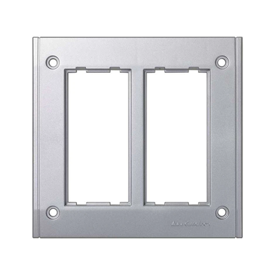 Cornice 2 moduli per scatola in alluminio SBM250 4xK45