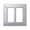 Cornice 2 moduli per scatola in alluminio SBM250 4xK45