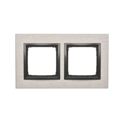 Cornice 2 volte Nature-Metal INOX YANG IP20/IP44