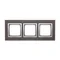 Cornice 3 ante Nature-Wood ARGENTO WENGE IP20/IP44