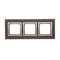 Cornice 3 ante Nature-Wood ORO WENGE IP20/IP44