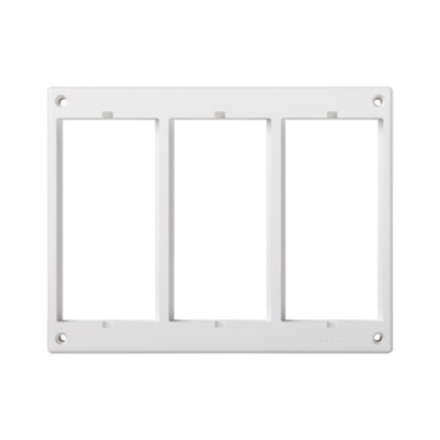 Cornice 3 moduli, bianco puro