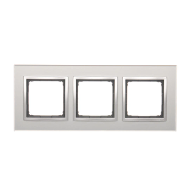 Cornice 3 volte in vetro naturale SILVER MIST IP20/IP44