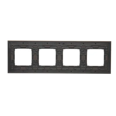Cornice 4 ante Nature-Wood ARGENTO WENGE IP20/IP44