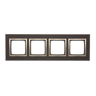 Cornice 4 ante Nature-Wood ORO WENGE IP20/IP44