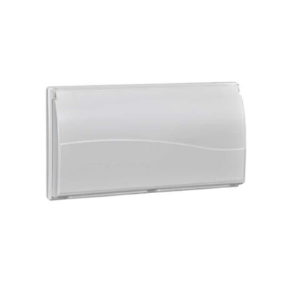 Cornice 4 posti per scatola SBM450 con coperchio 8x K45 bianco puro