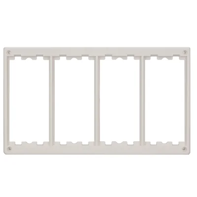 Cornice 4 volte bianco puro