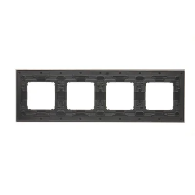 Cornice 4 volte Nature-Metal INOX YANG IP20/IP44