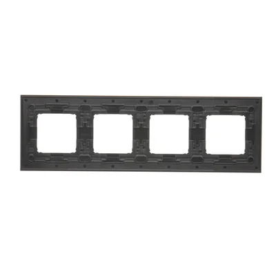 Cornice 4 volte Nature-Metal INOX YIN IP20/IP44