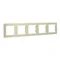 Cornice 5 volte - universale orizzontale e verticale beige