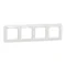 Cornice a 4 moduli, Sedna Design, bianca