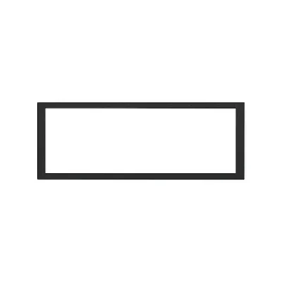 Cornice a matrice pieghevole Simon 100 W100-10000630x-238; nero opaco