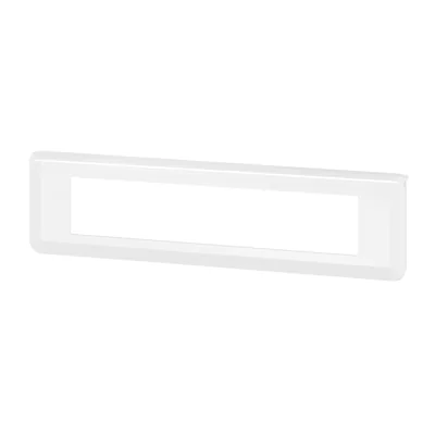 CORNICE A MOSAICO ORIZZONTALE A CINQUE MODULI - 10 MODULI BIANCHI PER SUPPORTO COD. 0802 54