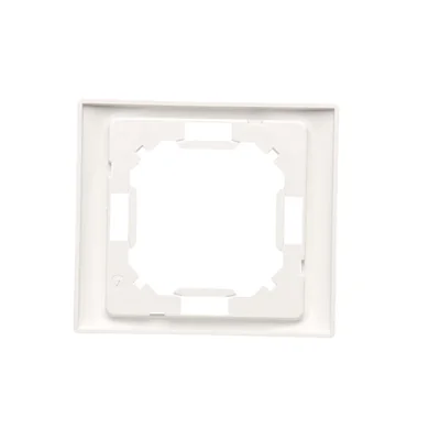 Cornice ad 1 posto per la versione antispruzzo IP44 con guarnizione bianca