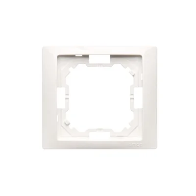Cornice ad 1 posto per la versione antispruzzo IP44 con guarnizione bianca