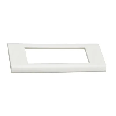 Cornice bianca da 6 moduli