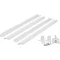 Cornice da parete per pannelli LED 60x60, bianca