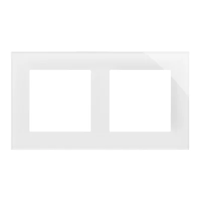 Cornice doppia Simon 55 WMDZ-0120xZ-181 con vetro bianco classico.