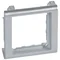 Cornice due moduli, colore alluminio