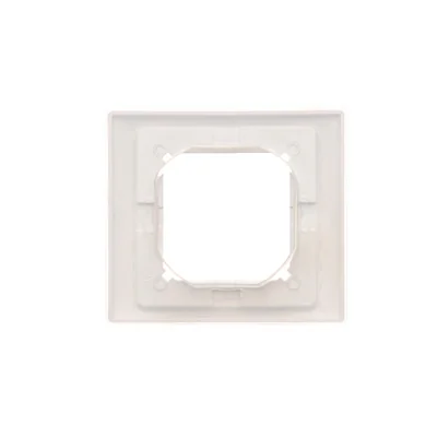 Cornice NEOS singola per versione protetta contro gli spruzzi d'acqua IP44 con guarnizione, bianca