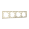 Cornice orizzontale 4 volte, beige