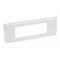 CORNICE ORIZZONTALE TRIPLA A MOSAICO - 6 MODULI BIANCHI PER SUPPORTO COD. 0802 53