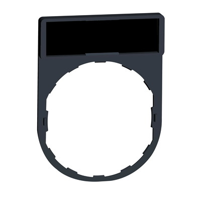 Cornice per l'applicazione di etichette, dimensione supporto 30x40mm, con etichetta 8x27 mm