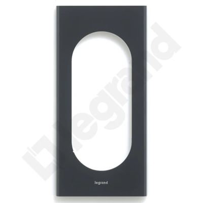 Cornice quattro/cinque moduli, nera